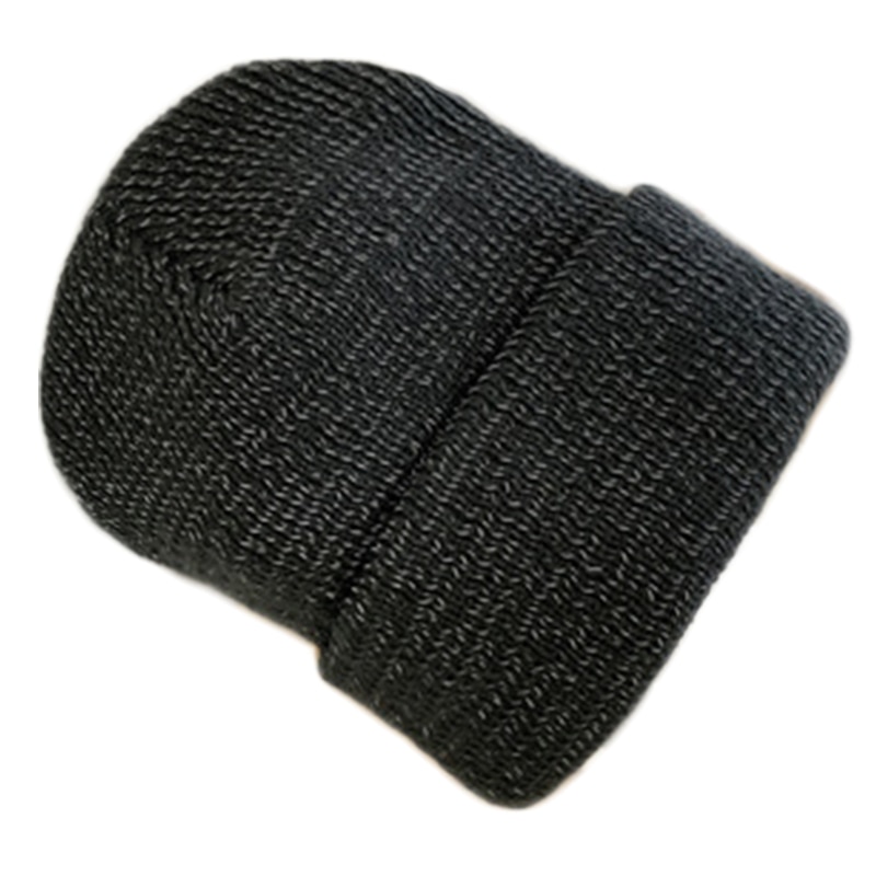Reflective Knitted Beanie Hat Winter Warm Night High Visibility Safety Skull Cap Y1QD