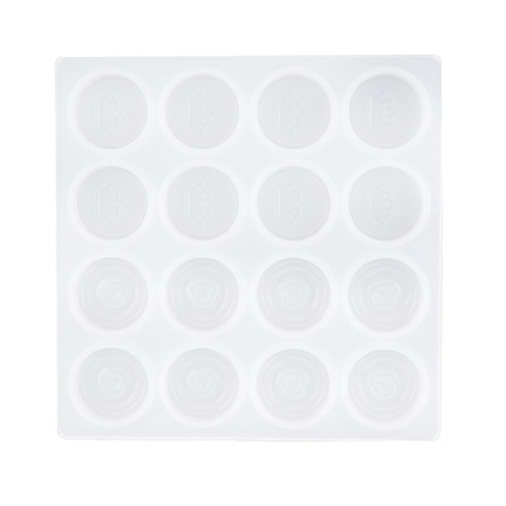 Checkers Board and Chess Piece Silicone Molds Resin Casting Mold