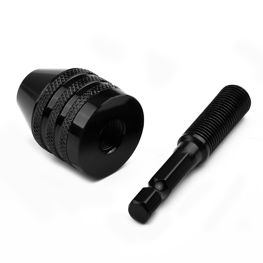 Mini portabrocas sin llave de 0,3-8mm, brocas eléctricas autoapretadas, herramientas de fijación de pinza, convertidor de cambio rápido de vástago hexagonal de 1/4 pulgadas