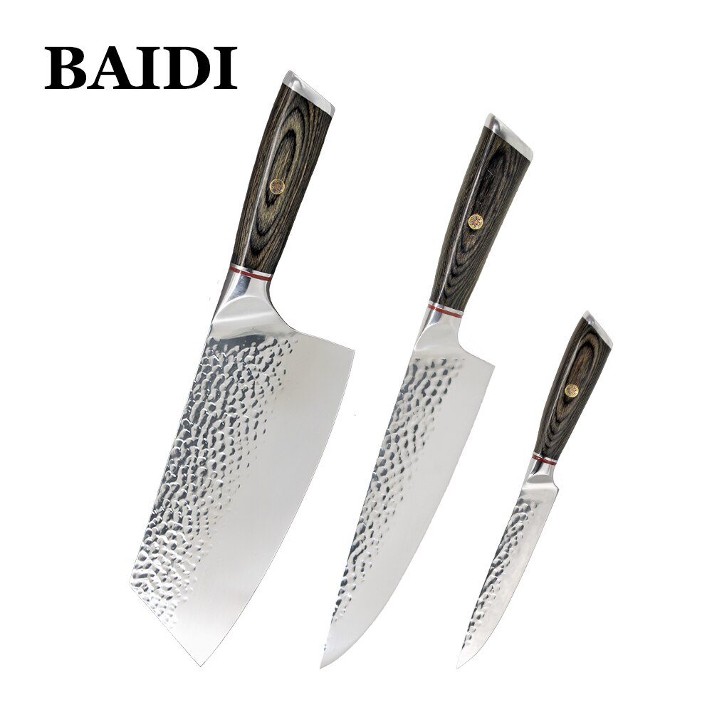 Stainless Steel Kitchen Knives Set Forged Kitchen Knife Japanese Chef knife set Slicer Nakiri Paring Knife Meat Cleaver Knife