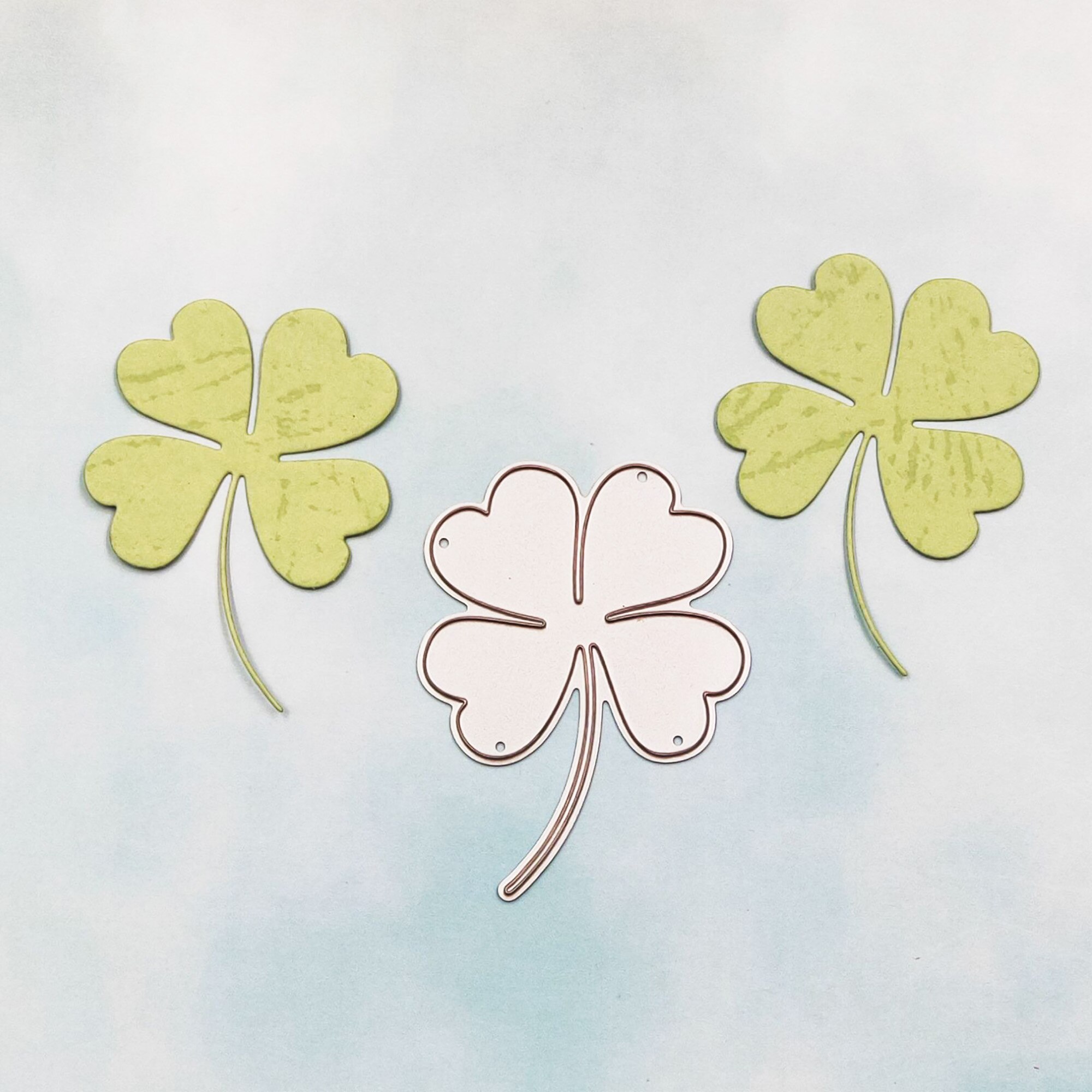 Four-leaf Clover Beautiful Leaves Flowers Metal Cutting Dies DIY Scrapbooking Album Cards Decorative Craft Embossing Die Cut