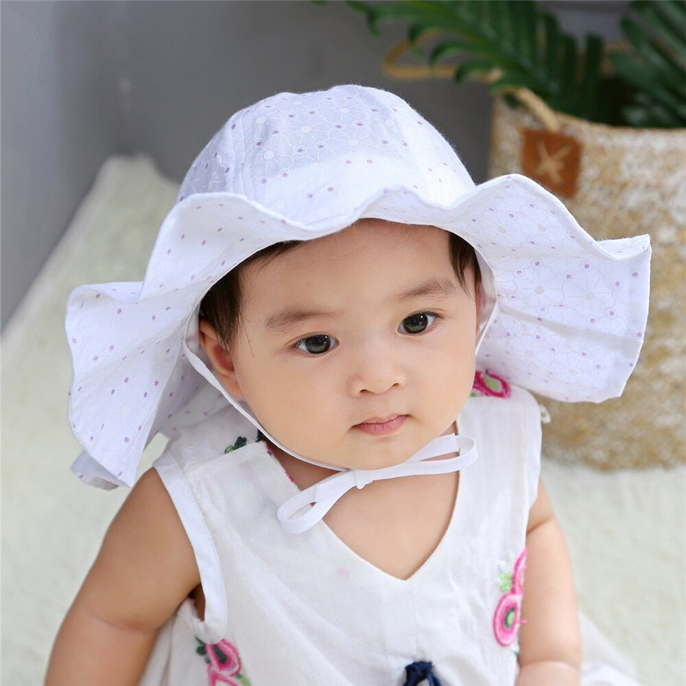 Verano bebé sombrero bebé gorro para el sol de algodón Niña de los niños sombrero de verano playa cubo tapa de niño niñas sombrero gorra Enfant