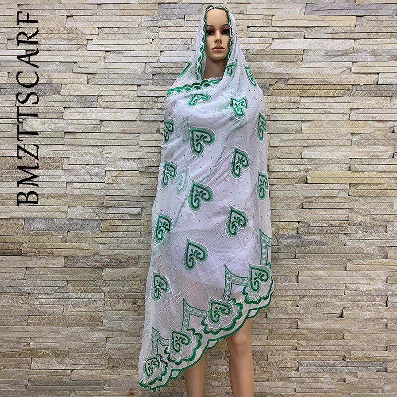 Afrikaanse dames chiffon sjaal, grote chiffon moslim sjaal voor omslagdoeken  bm966
