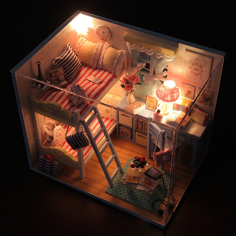 DIY Dollhouse Kit - Handmade Creative Model Building Toy - Sentimental Memories