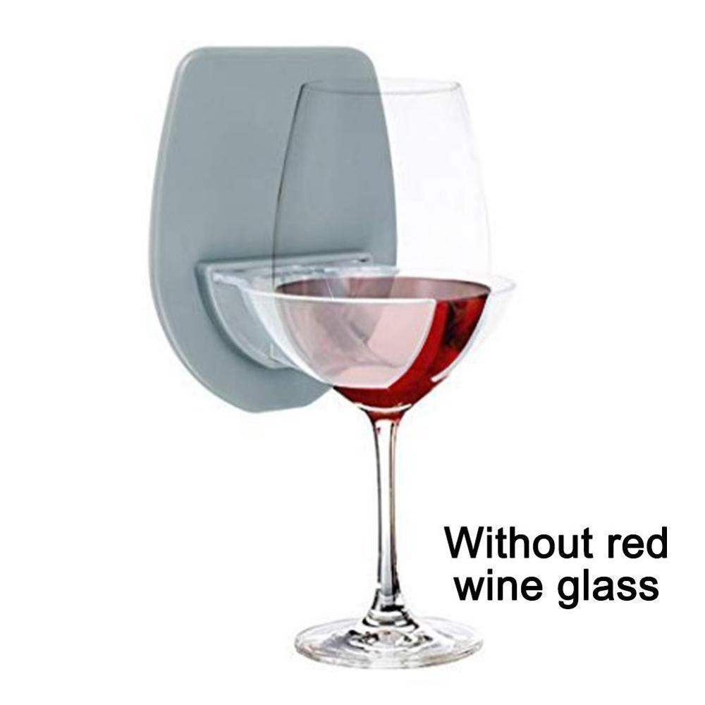 Huishoudelijke Plastic Wijnglas Houder Voor De Bad Douche Rode Wijn Glas Zijdeachtige Sterke Wijnglas Opbergrek Keuken Rek