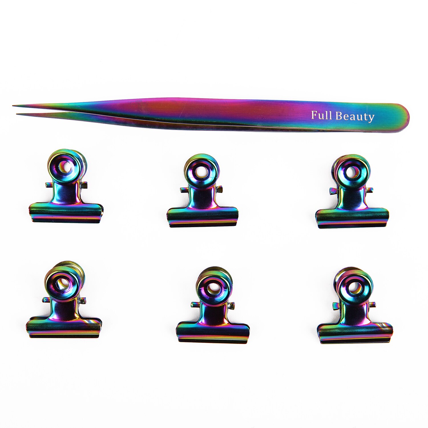 Colorful C Curve Nail Pinch Extension Technology Stainless Steel Finger Clamp Tool: Default Title