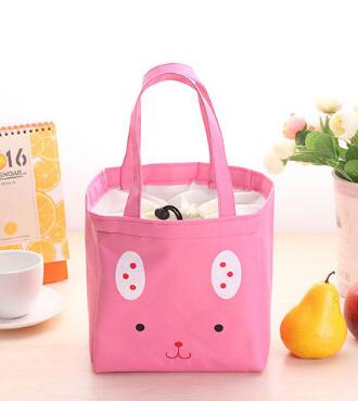 Cartoon waterproof portable insulation bag Student lunch box bag Outdoor fresh-keeping ice pack Drink refrigerated bag ice bag: 3