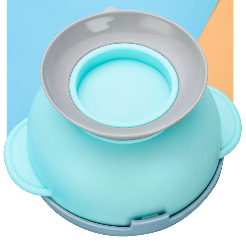 Ensemble de vaisselle en acier inoxydable, bol d&#39;alimentation pour bébés, enfants en bas âge, dessin animé Anti-chute, ensemble de nourriture thermique, bol cuillère Spork
