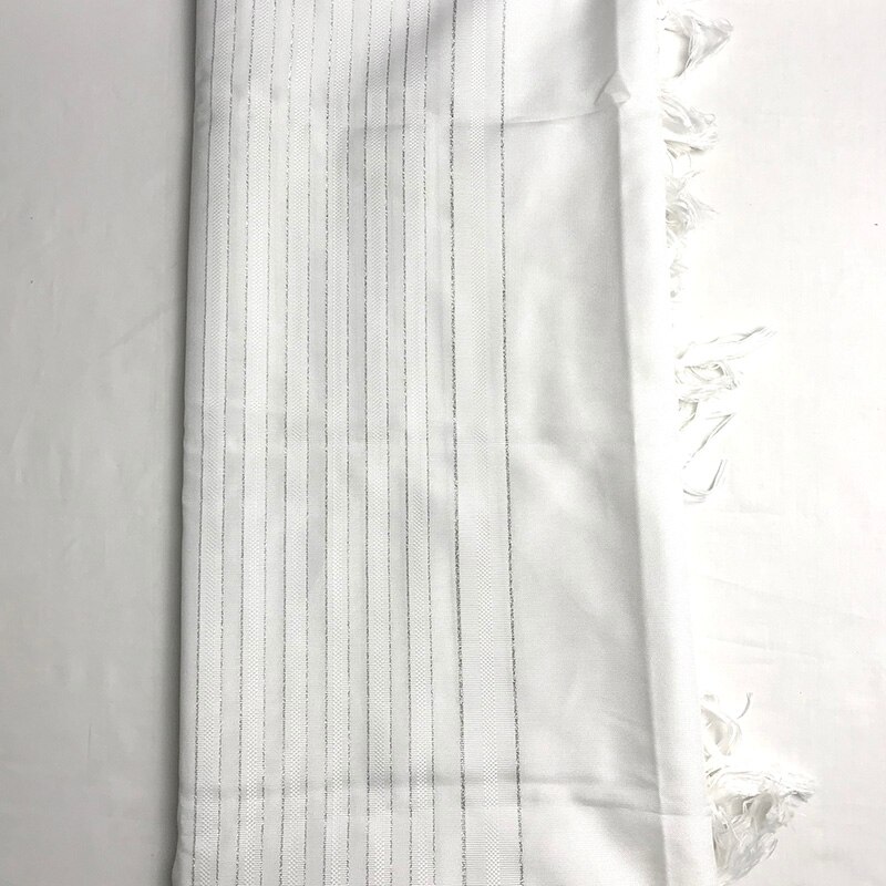 Jedaica Israël Joodse Talit Wit Polyester Grote Maat Gebed Sjaal Tallit Met Zak 140x190cm