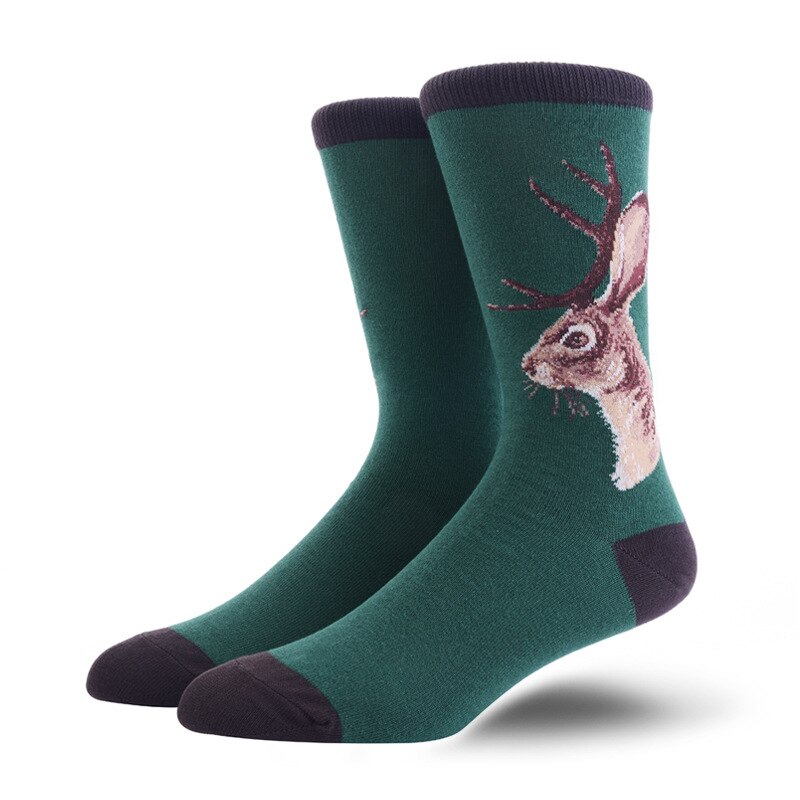 Dress Socks for Men Colorful Funny Crazy Novelty Fun Dress Socks Pack Bonangel Cool Pattern Crew Socks for Men: 5