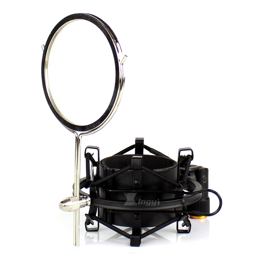 55mm-60mm Metalen Spider Microfoon Stand Wind Screen Shockmount Popfilter Shock Mount Microfoon Houder Voor Superlux CMH8B CMH8AH CMH8CH