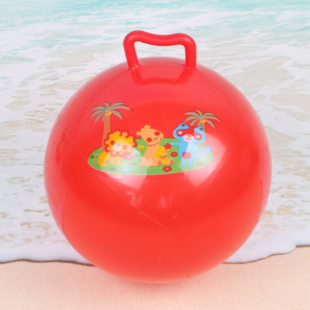 1PC Bounce Ball Inflatable Easy Grab PVC Durable Hopper Ball Jumping Ball Inflatable Hop Ball for Kindergarten