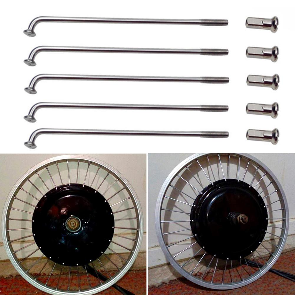 36 st 60-305mm 12g mtb/vägcykel hjulgrupp cykelekrar och cykelekrar elcykelhjul däck stålekrar cykeldelar
