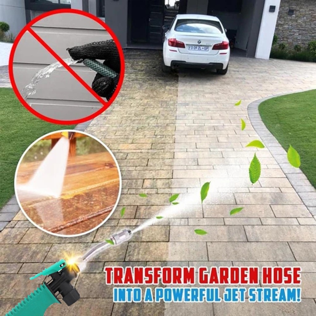 2-In-1 High Pressure Washer Car Power Water Jet Tools Garden Outdoor Cleaner Watering Lawn Air Conditioning Washer Nozzle @C11