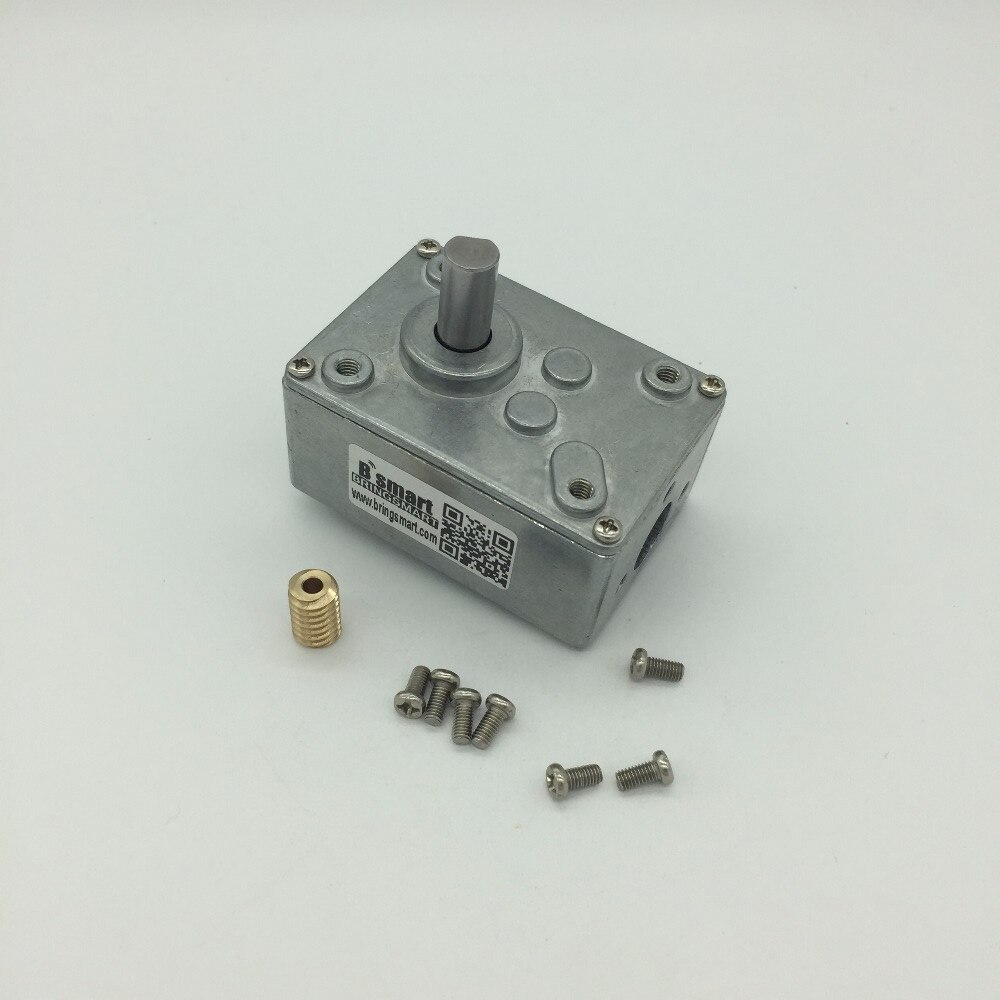 Redüktörlü DC Motor KGB-37 12V 5rpm - Robot Sepeti