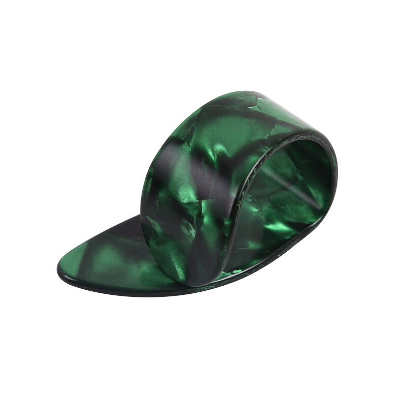 1/3 Uds. Púas de guitarra para dedo pulgar, mediador de celuloide, púas para guitarra, bajo, guitarra acústica, accesorios para guitarra eléctrica: Verde