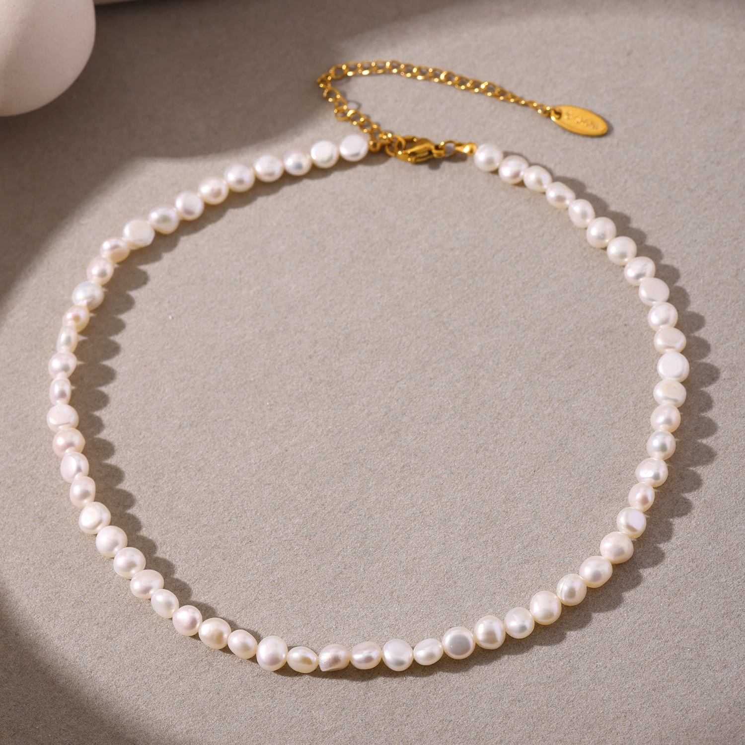 Natuurlijke Zoetwaterparel Ketting Dames Luxe Roestvrij Staal Vergulde 18K Schelp Hanger Ketting Dames Charme Sieraden