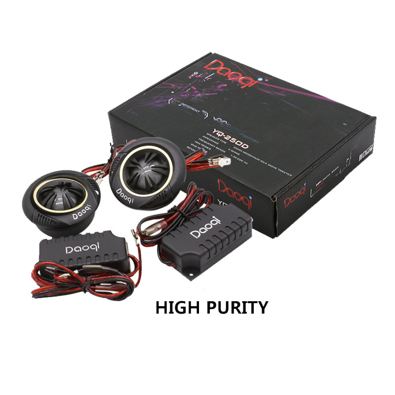 de componentes de alta potencia 100W altavoces Tweeter domo de coche con divisor cruzado para estéreo de música de coche de vehículo