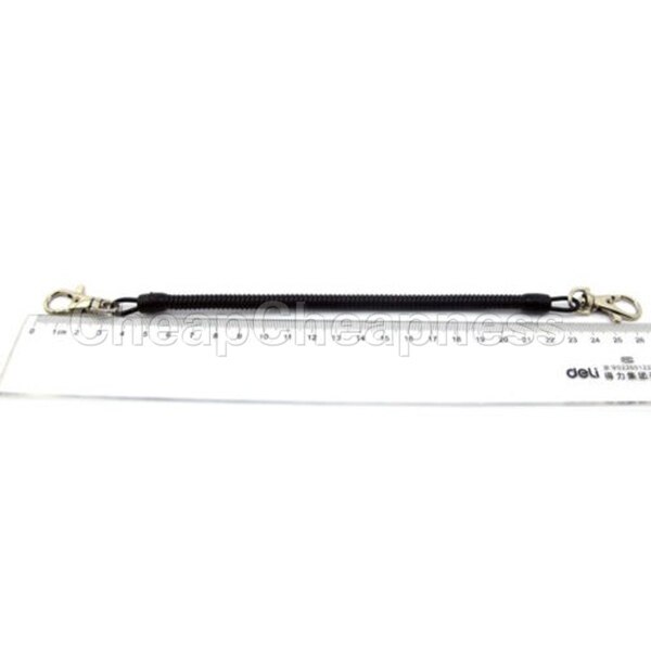 Longe de pêche à la mouche cordes de pêche outil de poisson plus de 1.1m SF noir outil de pêche pratique attache