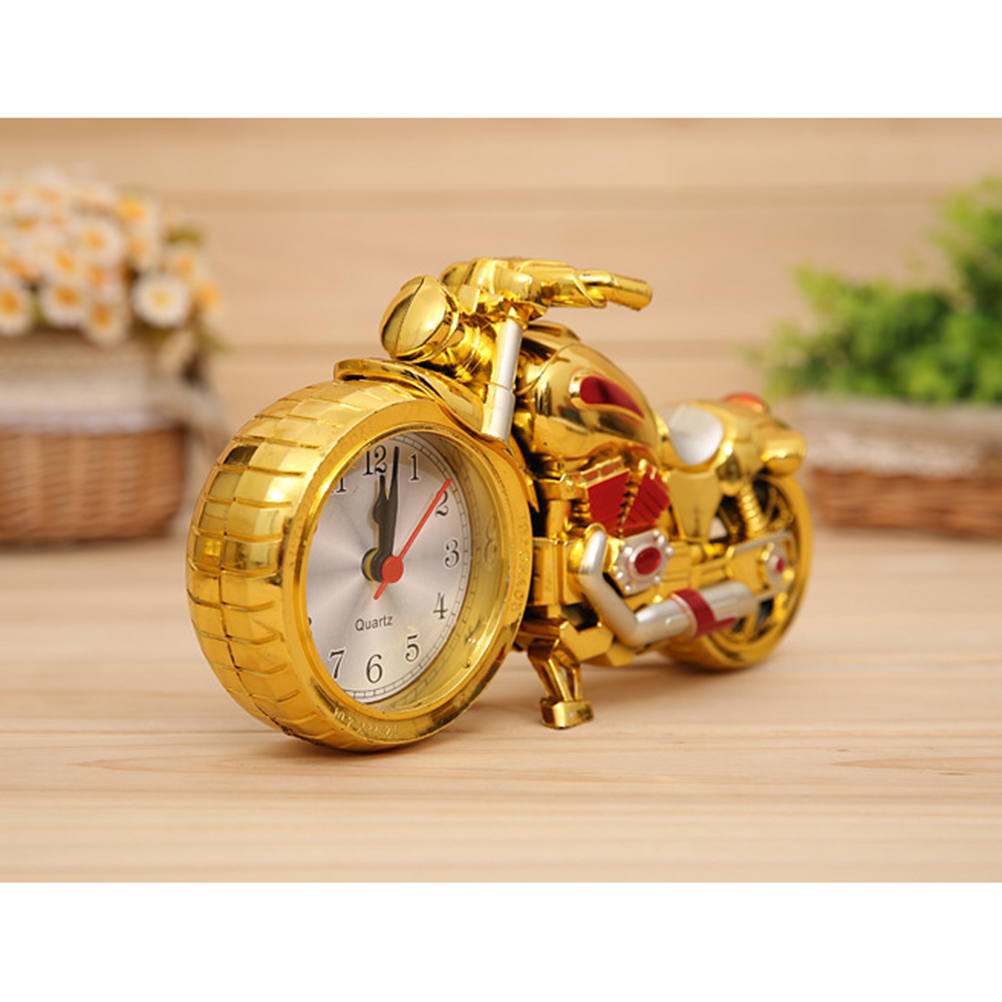 1 Pc Motorcycle Alarm Clock Vintage Alarm Clock for Home Coffee Shop Office