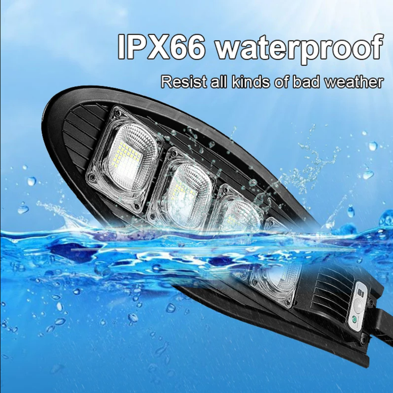3000 W Outdoor Solar LED Licht 4 Modi 1500 W Solar Light Lamp Waterdichte Bewegingssensor Zonlicht Yard tuin Straatlantaarn