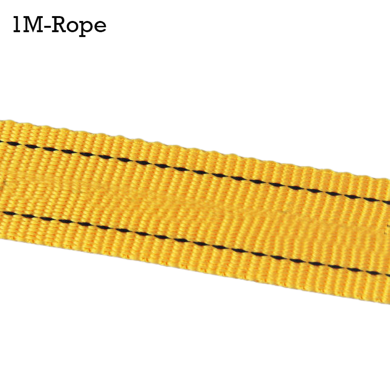 1Pc 1/3/4/5M Auto Sleepkabel Riem Haken Heavy Duty Bestelwagen Aanhanger Trekkabel Trekken Van Weg Aanhangbanden Auto Accessoires: YELLOW