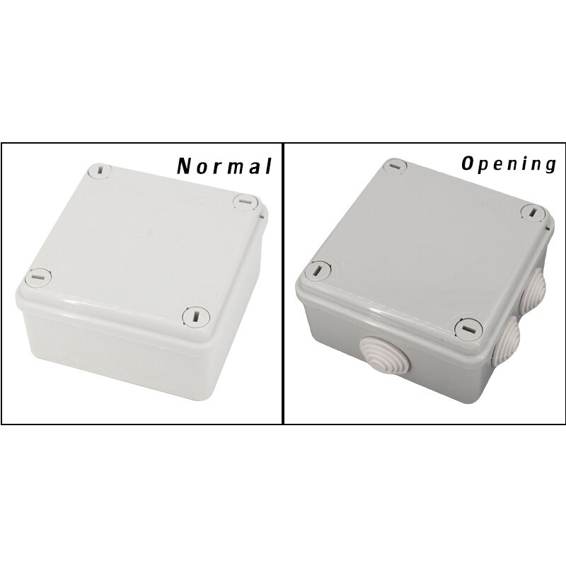 1 Set plastic enclosure box ABS IP65 opening with waterproof plug enclosure junction box