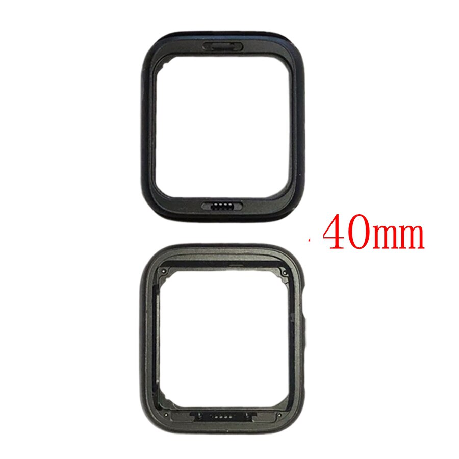 Marco medio de aluminio para Apple Watch Series 4, 5, S4, S5, 40mm, 44mm, reemplazo de chasis medio de placa LCD: S4 S5 40mm Gray