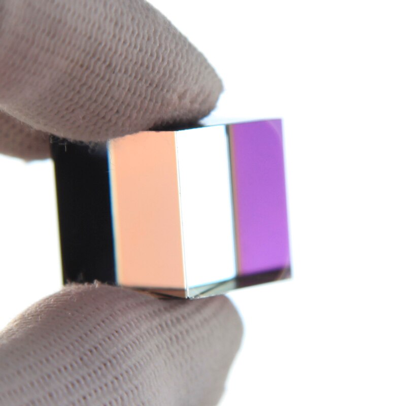 Free goods Optical Element Beam Splitter Prism 18mm High Precision Optical Grade Beam Splitter Prism Three-dimensional Splitter