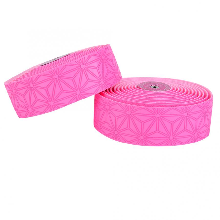 2.1M Anti-Slip Road Fietsstuur Tape Fietsen Demping Anti-Vibratie Wrap Mtb Zweet Absorptie Bar Tape: Roze