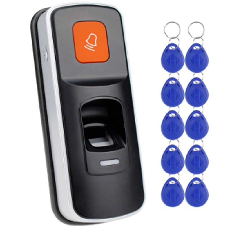 Rfid Standalone Vingerafdruk Slot Toegangscontrole Reader Biometrische Vingerafdruk Toegang Controller Deuropener Ondersteuning Sd-kaart Deur: Default Title