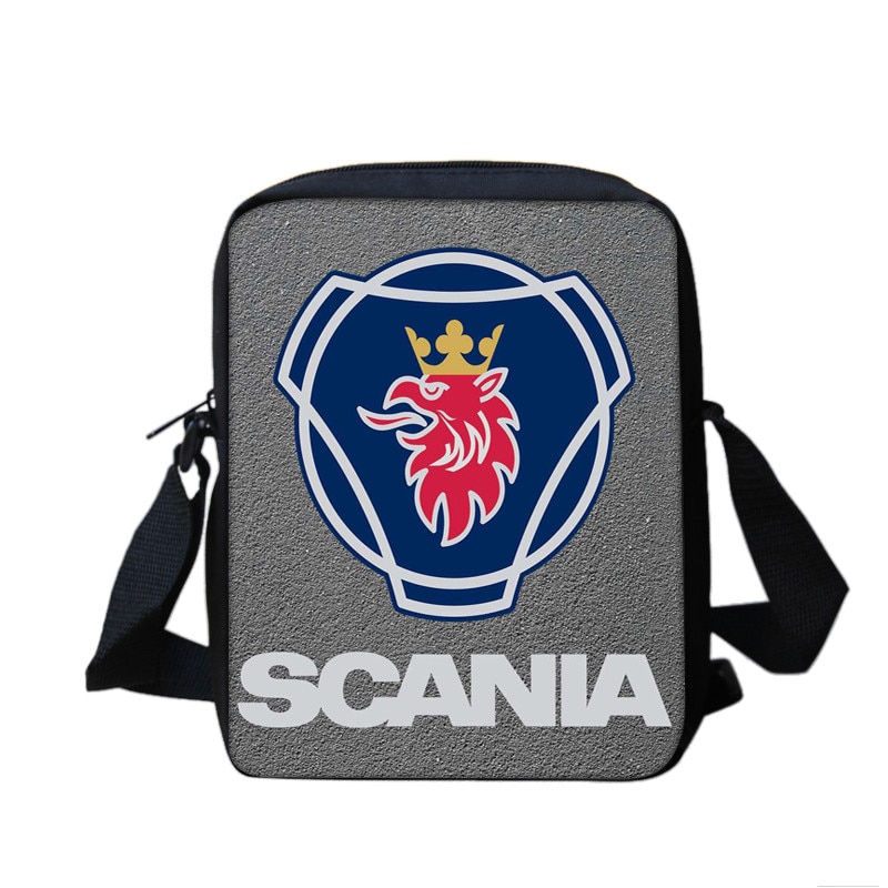 Scania Brand Men Messenger Bags Small Casual Crossbody Bags,Lady Small Travel Shoulder Cross Body bag