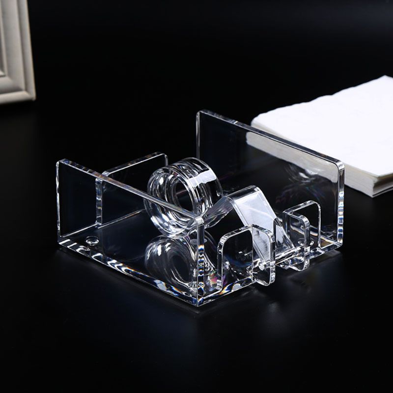 Vierkante Helder Acryl Cocktail Servethouder Papier Serviette Dispenser Tissue Doos Bar Caddy Voor Eettafel Hotel Home Decor