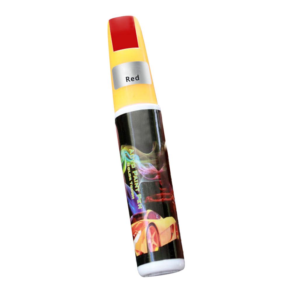 Auto Verf Reparatie Pen Kras Reparatie Pen Verf Reparatie Rood Zwart Wit Zilvergrijs Verf Touch Pen: Red