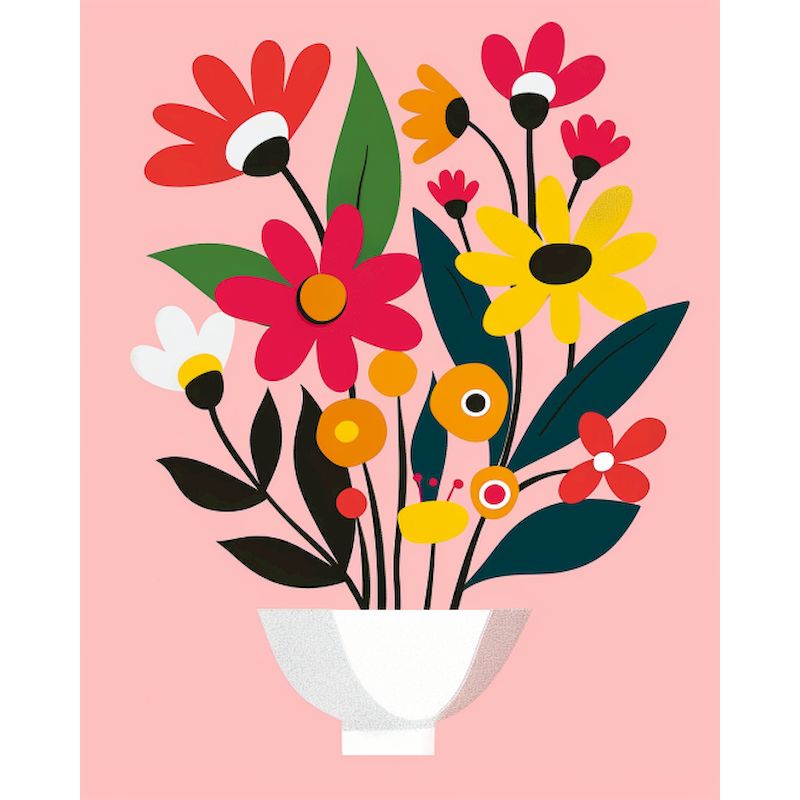 Foto Brauch diy Malerei von Zahlen Blumen färbung handgemalte Zauberstab kunst Bild modern auf Leinwand Ölgemälde von Nummer: dunkel khaki / 50x25 cm