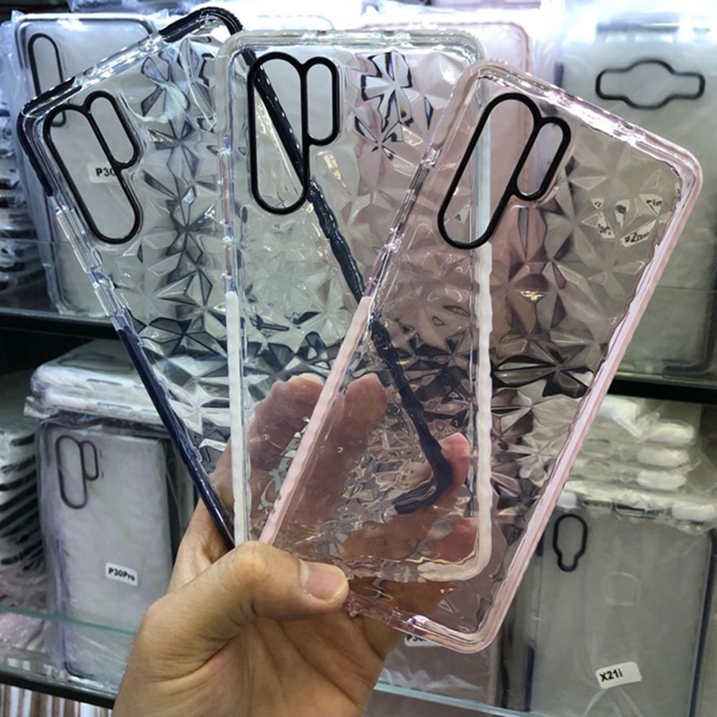 Jelly soft tpu transparent fodral för huawei  p30 lite fodral stötsäkert genomskinligt skal telefon för huawei  p30 lite pro  p30 lite  p30 pro  p30