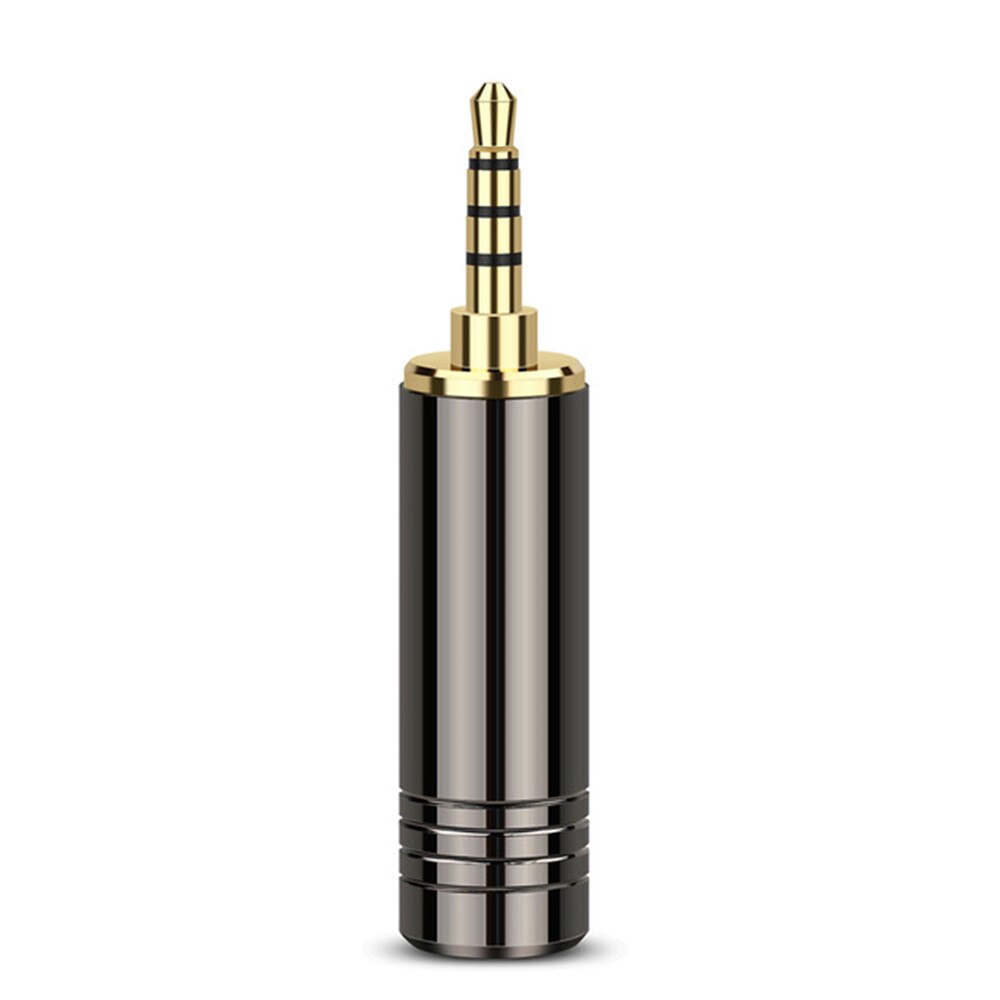 Jack 2.5 Headphone Plug 4 Pole Stereo Rhodium Plating Balanced Plug 2.5mm Minijack For Soldering Audio Headset Wire Connector: Gold Black 2pcs / 10 package