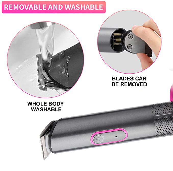 Tondeuse de coiffeur pour hommes, rasoir électrique pour barbe, coupe de cheveux professionnelle sans fil, USB