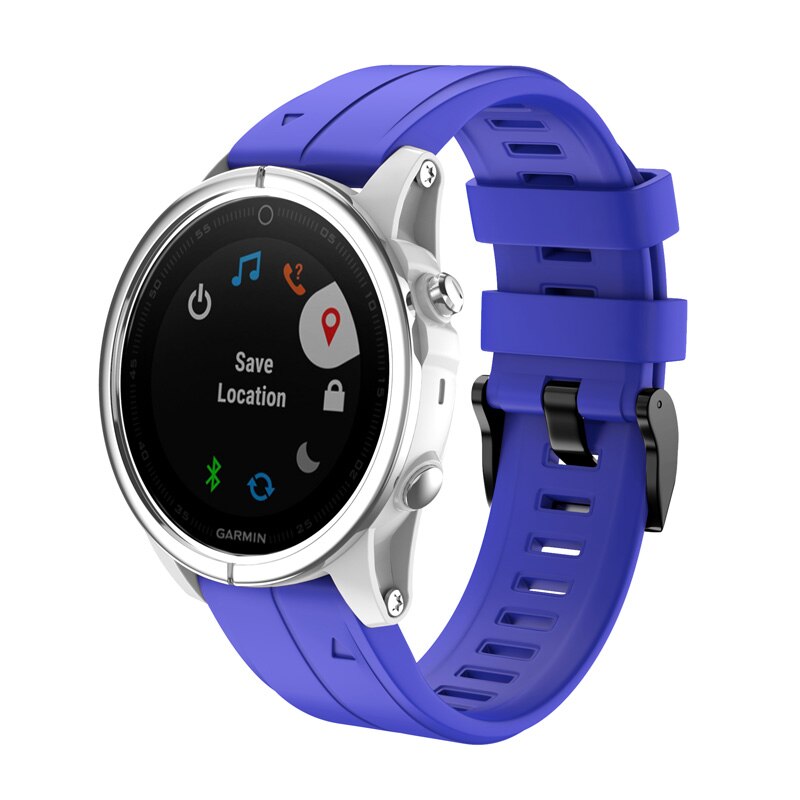 20mm Silikon Uhr Band Gurt Schleife Armbinde für Garmin Fenix 5 S Fenix 5 S Plus SD998