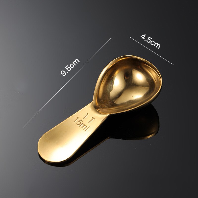 1 Pcs 304 Stainless Steel Kitchen Measuring Spoons Coffee Sugar Scoop Cake Baking Flour Measuring Cups Kitchen Cooking Tools: 8