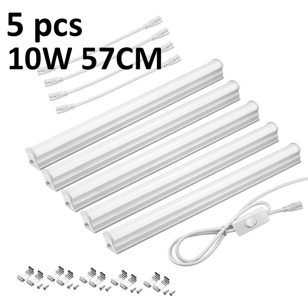 Lights For Kitchen AC 220V LED Bar light Lamp With EU Plug Switch Closet backlight 29cm 57cm led cocina cabinet lighting 6W 10W