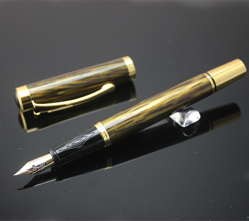 0.5mm tout métal Lraurita stylo plume Kawaii papeterie encre stylos bureau fournitures scolaires pour: lp