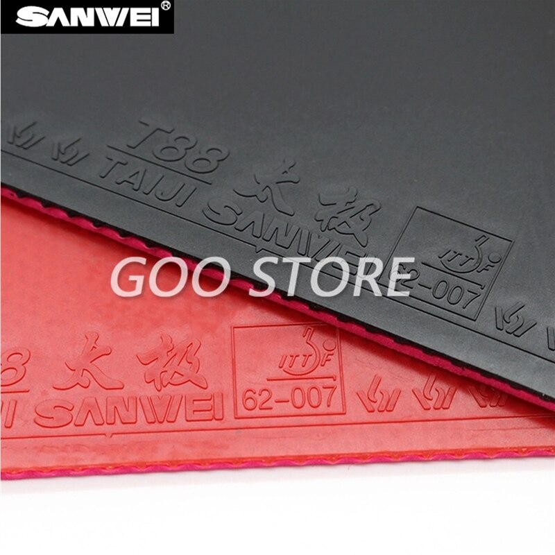 SANWEI TAIJI PLUS TAICHI Table Tennis Rubber Half-sticky German Style Tension With Sponge Ping Pong Rubber Tenis De Mesa