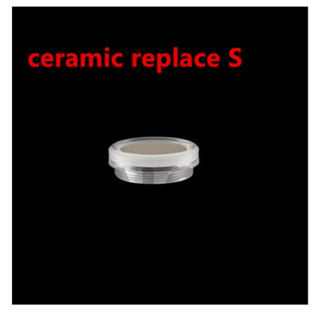 HONGYI 1 Piece Acrylic Aquarium O2 Refiner Air Oxygen Diffuser Mini Nano Atomizer Fish Tank Super Silm Bubble Counter: ceramic replace  S