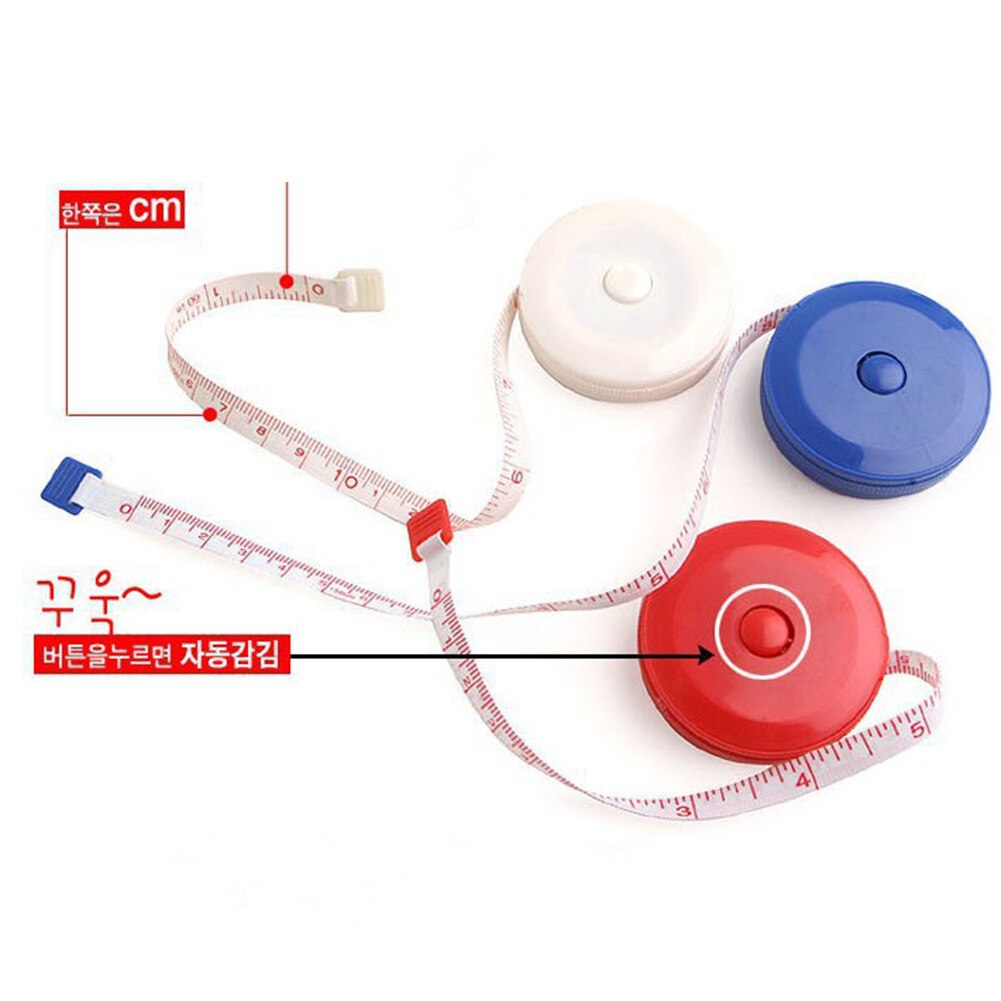 1PC Tailoring Meter Ruler Tape Measure Sewing Cloth Dieting Tailor 1.5 Meter Tailor Seamstress Flexible Sewing Cloth Messure
