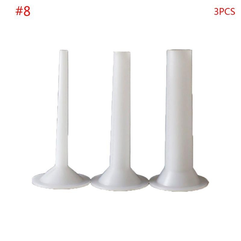 3 stks/set Grade Worst Maker Trechtervuller Vleesvuller Vullen Buizen DIY Handleiding: Default Title