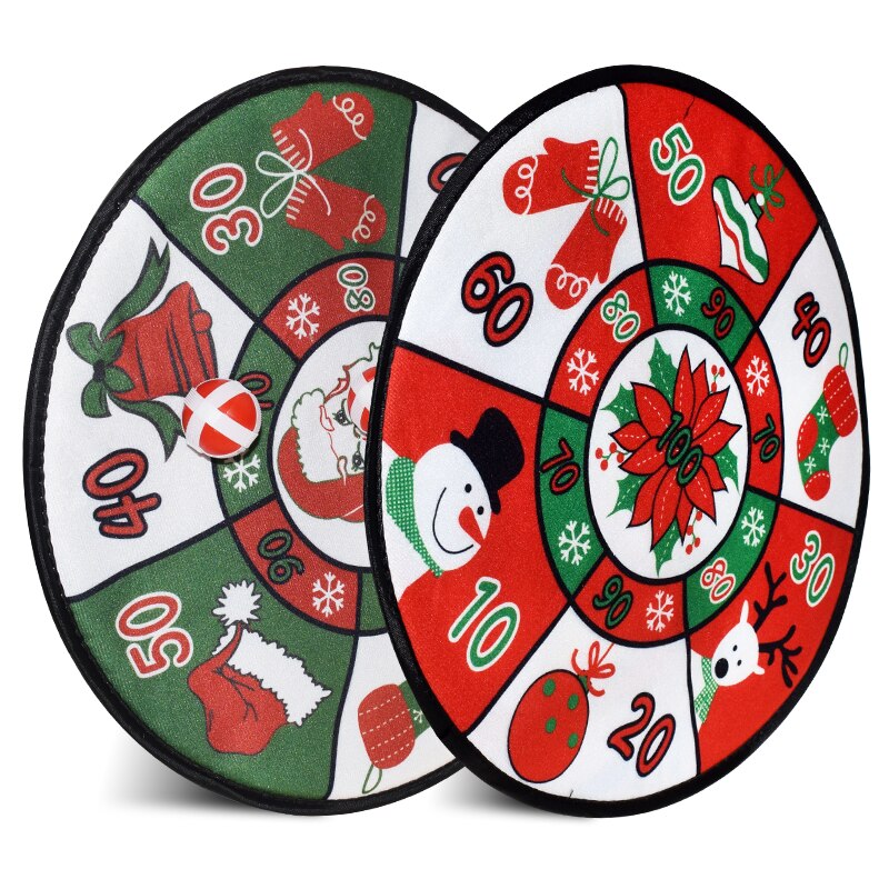 36*36CM Pfeil Gremium Mit Tuch Sicherheit Klebrigen Weihnachts Ziel Weihnachten Kugeln Darts Werfen Spielzeug Für freundlicher Sport spielzeug