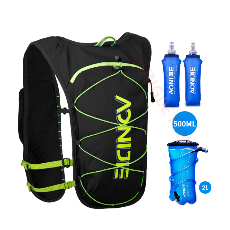 AONIJIE C9107 Outdoor Sports Cross-country Backpack 2L Water Bag Running Hydration Pack Rucksack Vest Bag For 68cm - 130cm Chest