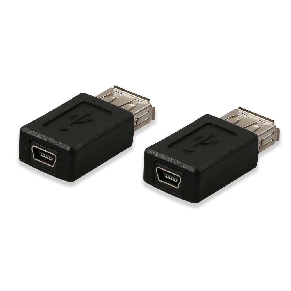 Onvian usb 2.0 typ a hona till mini usb 5p b hona adapter plugg konverter usb till mini usb dataladdare för telefonkontakt