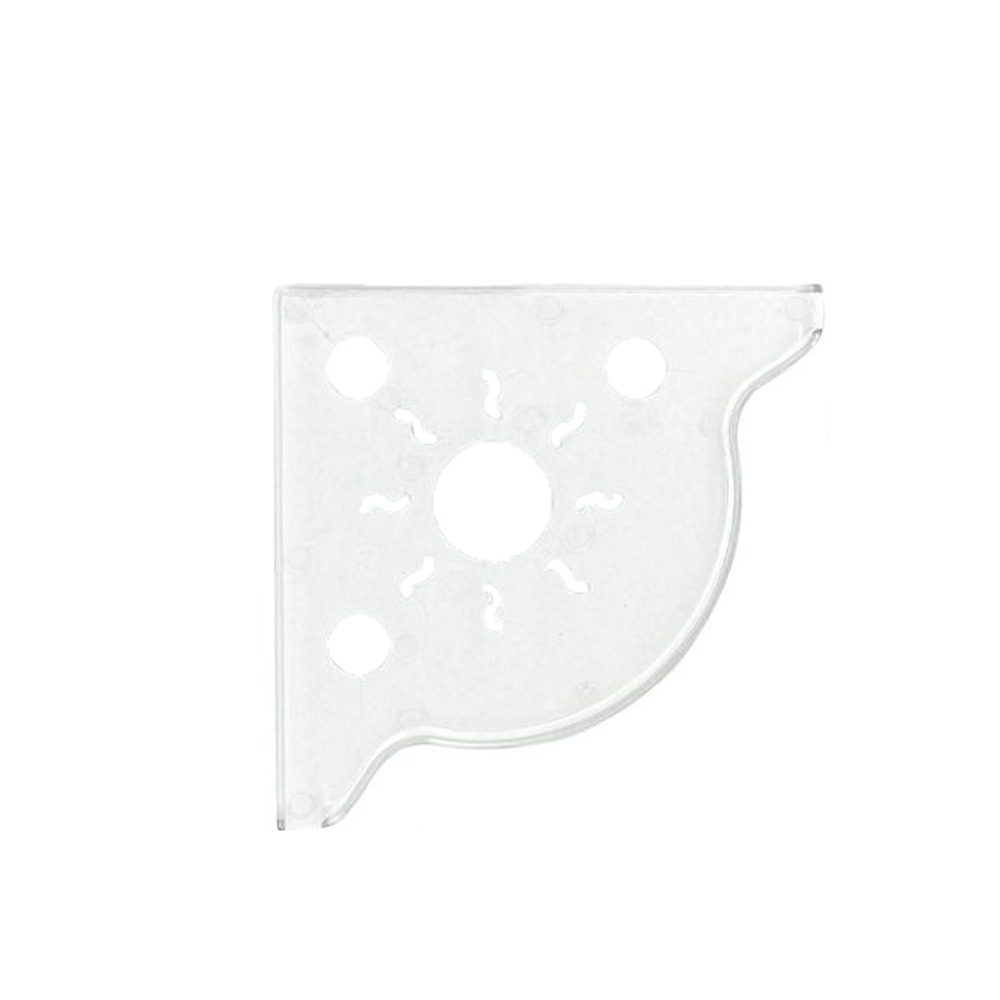 Estante de almacenamiento de esquina triangular para pecera, sin perforaciones, fácil instalación, soporte para plantas de acuario, ahorro de espacio decorativo: Marrón oscuro